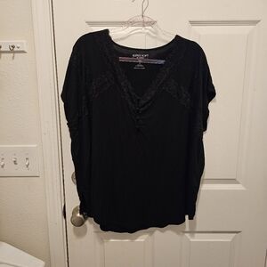 Black lace shirt